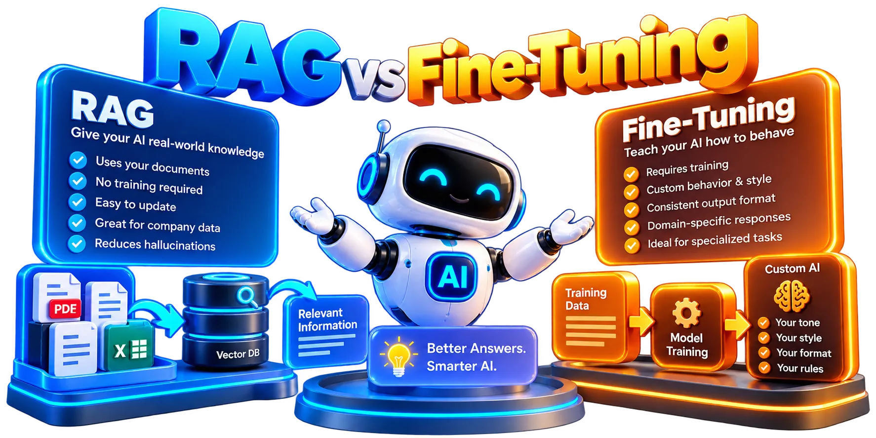 RAG and Fine Tuning Explained: How to Choose for Enterprise LLMs