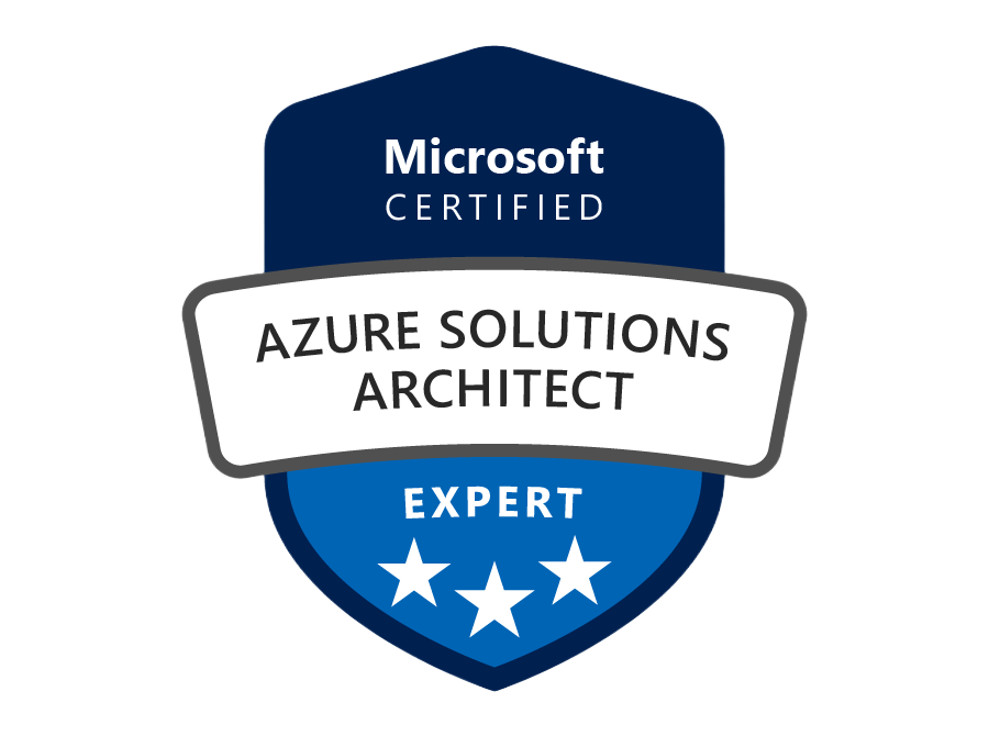 Microsoft Azure Solutions Architect & DevOps Expert (AZ-900, AZ-305, AZ-400)